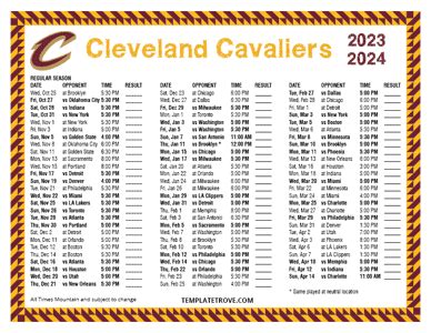 Cleveland Cavaliers live scores & schedule .